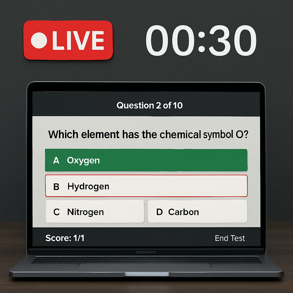 Mock Test Image: A mock test paper with Bengali questions and a student marking answers